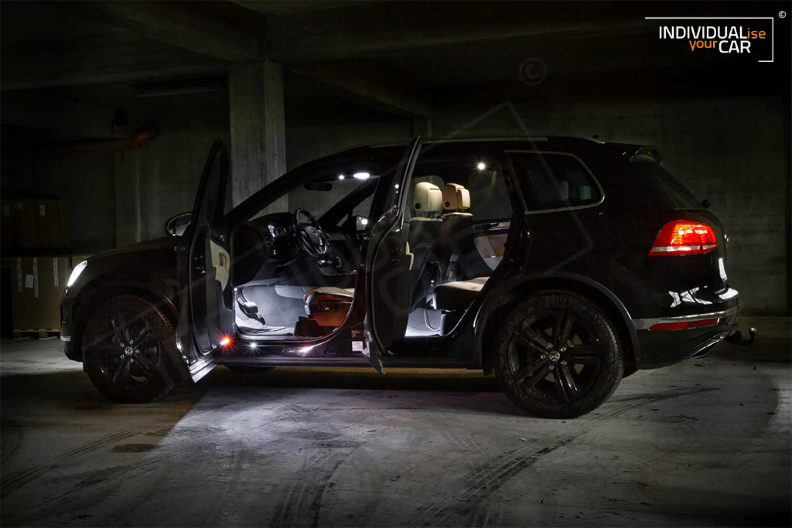 LED Innenraumbeleuchtung SET für VW Touareg II 7P - Pure-White